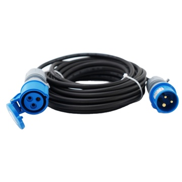 High Quality ZNPON 16A 250V 2P+E Industrial Extension Cord with LED Light