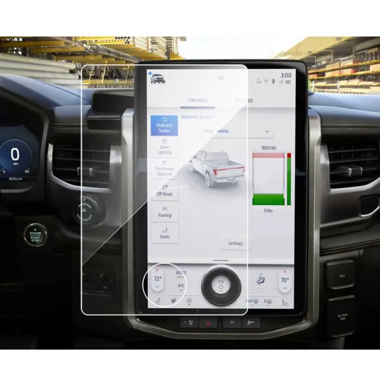 Tempered Glass Screen Protector for Ford F-150 Lightning Everest Ranger Wildtrak 9H Center Control Touchscreen Car Navigation