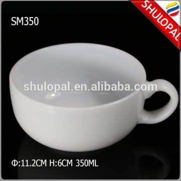 Heat Resistant Opal Glass 350 ml Soup Mug