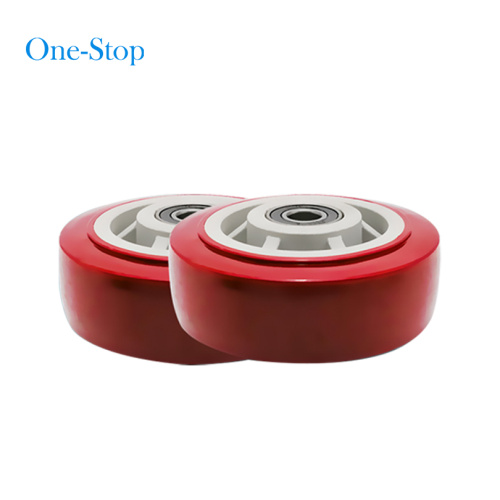 Polyurethane Rubber Transparent Pulley Custom Caster