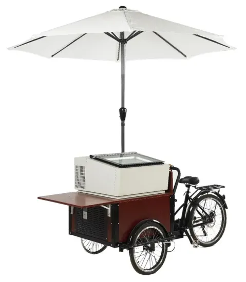 Mobile BBQ Ice Cream Food Truck Dining Ice Cream Car