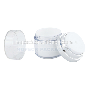 straight round acrylic airless container 30g/50g