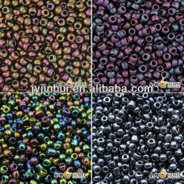 Iris glass bead 12/0