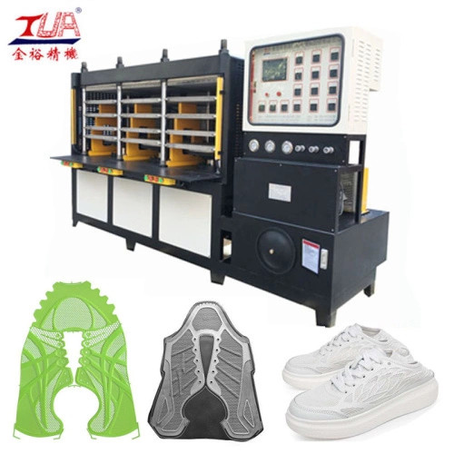 Itim na KPU Kumportableng Running Shoes Vamp Making Machine