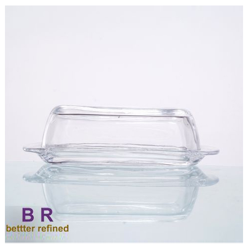 Br 1877wholesale Vintage Glass Butter Dish