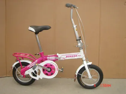 factionable lovely steel frame 12inch children /kids bicycles/bikes folding bike