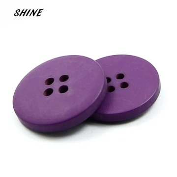 50PCs Resin Sewing Buttons Scrapbooking Round Purple Yogon Four Holes 11.5mm\15mm\25mm Costura Botones decorate bottoni botoes