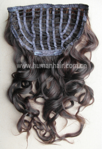 New Product Half Wig, 100% Remy Chinese Human Hair