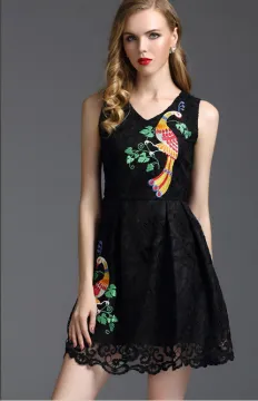 Pretty Steps 2016 Latest Dress Designs, Elegant Ladies casual Sleeveless Slim V neck dress
