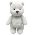 Lindo oso de peluche blanco de pie sentado juguete de lujoso