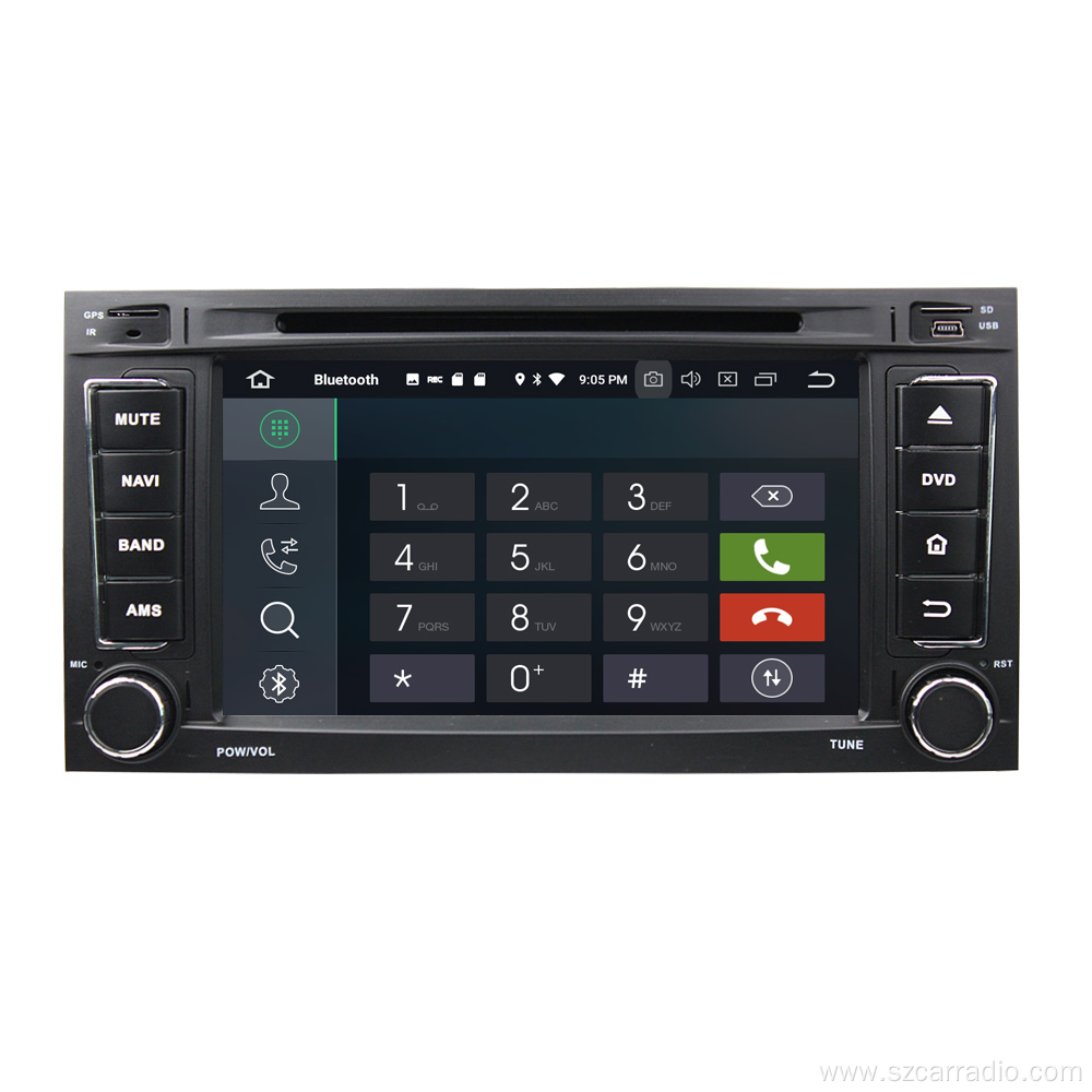 Android 8.0 Car Multimedia Systems for Touareg Multivan