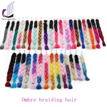 2016 Most Popular African Hair Braiding Japanese Synthetic fiber Two Tone Three Tone Ombre Braiding Hair