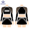 Crop top Multicolor Cheerleading Uniforms Sublimation