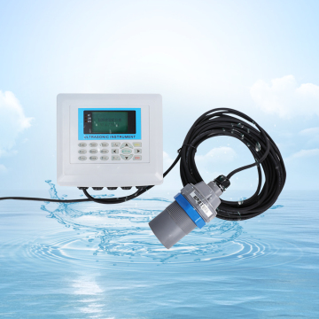 Low Cost Remote River Flow Meter LCD Ultrasonic Open Channel Water Sensor