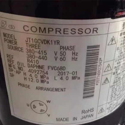 DAIKIN Central Inverter Air Conditioning Compressor JT1GCVDK1YR RHXYQ16PY1 RZP350PY1 for Sale