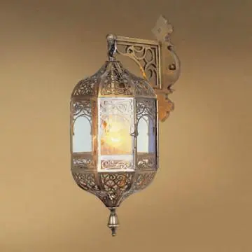 Antique Style Islamic Hand-Drilled Hand-Engraved Wall Lights