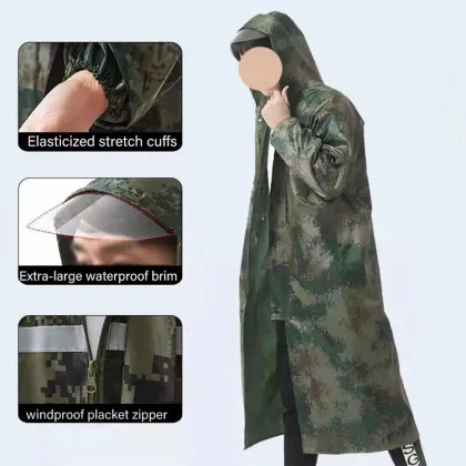 PVC Raincoat Suit Wholesale: Reflective PVC Raincoat Fabric for Adults and Bike Raincoats