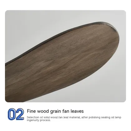 High Wind Solid Wood Ceiling Lights with Fan - LED Ceiling Fan Light with Fan and Light for Ceiling