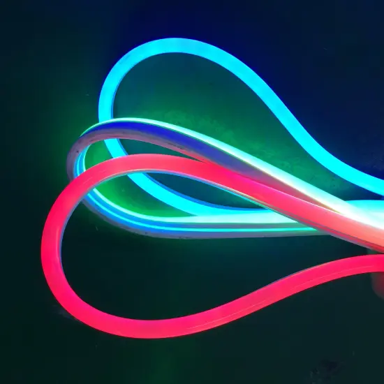 Programmable DMX Changing Color LED Neon Flex Strip