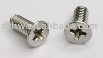 Stainless steel A2 DIN965 CSK PHI Screws