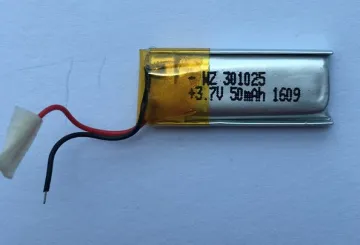 3.7v 50mAh Li Polymer Battery For Earphones (LP2X3T6)