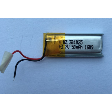 Batterie de polymère de Li de 3.7v 50mAh pour des écouteurs (LP2X3T6)