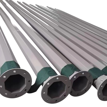 10 Year Warranty LED High Solar Light with Galvanized Steel Street Lighting Poles