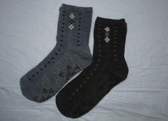 Personalized Comfortable Angora Wool Cotton Socks Black Or