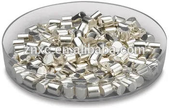 coating processing industries 3*3 mm high Purity 99.99% Ag silver pellet