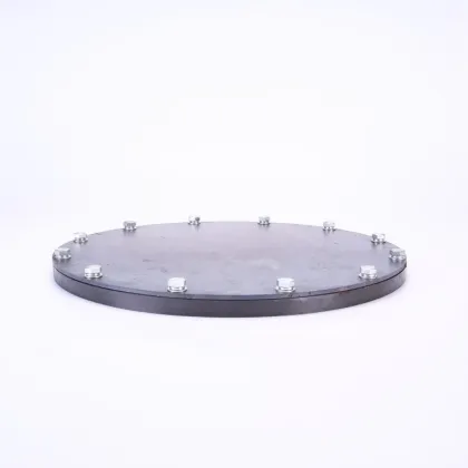 Aaluminum heat resistant non-leaking oil tank cleaning cover