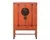 78" Chinese Cabinet Antique Armoire, distress painted finish