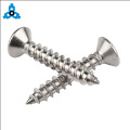 Cross Recessed Steel Self Tapping countersunk Screws