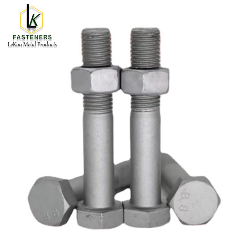 DIN931 Высокатрывалыя балты з шасціграннай галоўкай з частковай разьбой