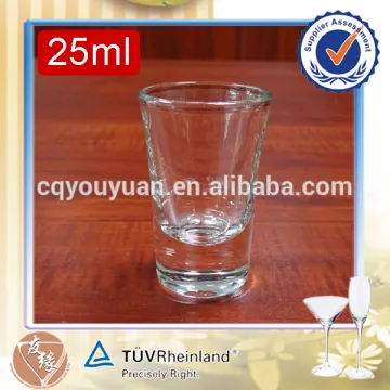 Cheap wholesale 25ml alcohol drinking mini novelty bullet shot glass
