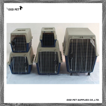 Plastic Pet Carrier with Metal Wire Door