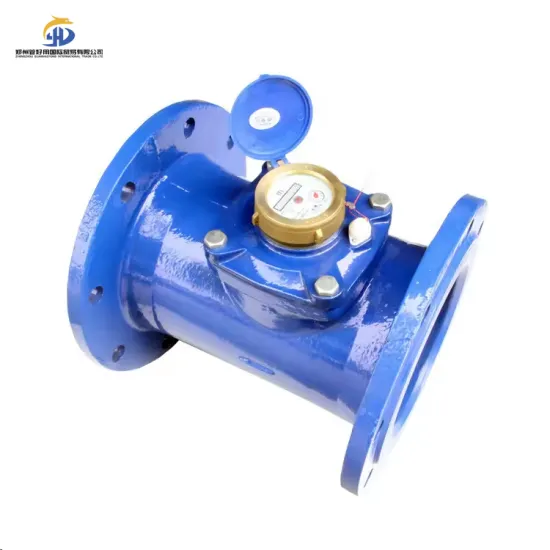 200mm Flange Connect Dry Spiral Wing Water Meter