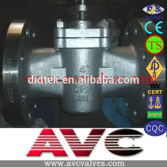 AVC Flanged Plug Valve
