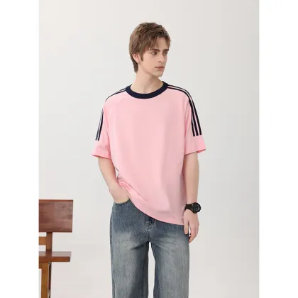 Women's 100% Cotton Three Webbing T-Shirt