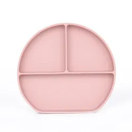 silicone divided plates with suction for baby weaning