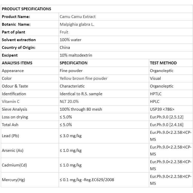 Camu Camu Extract