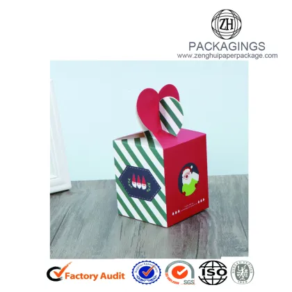 Christmas Eve gift apple packaging box foldable