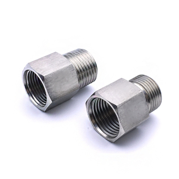 OEM Stainless Steel 1/4\" Male to 1/8\" NPT Female Hex Thread Bushing Pipe Connector Adapter