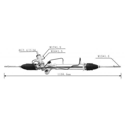 LHD POWER STEERING RACK FOR Toyota Hiace 2005-2014