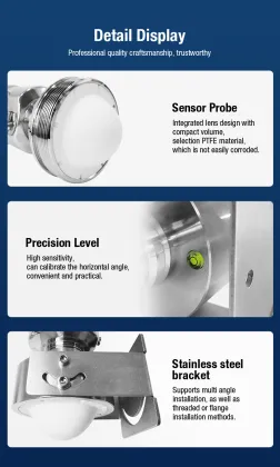 80GHz Millimeter Wave Radar Level Transmitter for Liquid - Best Selling RS485 Non-Contact Radar Level Gauge