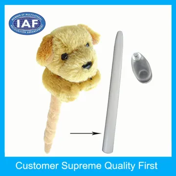 plush plastic pens