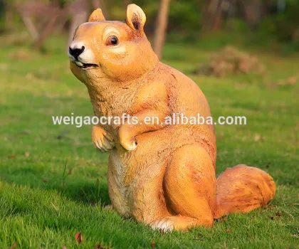 polyresin garden animal big marmot garden decoration