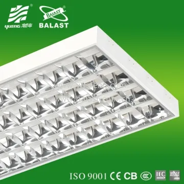 Surface Mounted T8 Grille Light Fluorescent Fitting