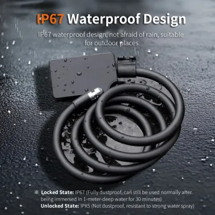 Smart Fingerprint Biometric Anti-Theft Bike Motorcycle Lock