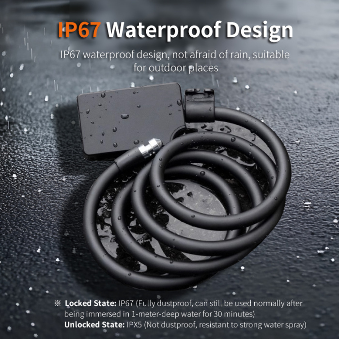 Умный биометрический противоугонный велосипедный замок для мотоцикла с отпечатками пальцев