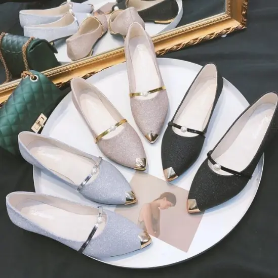 Women's Fashion Cozy Work Shoes: Pointed Toe Flats, Boat Shoes, and Loafers